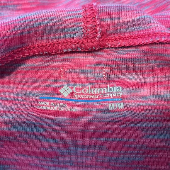 Columbia women’s pink full zip lightweight hoodie sweatshirt size medium - Picture 7 of 8